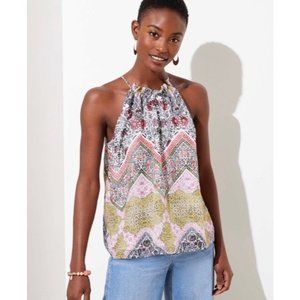 LOFT Bohemian Tapestry Halter Top